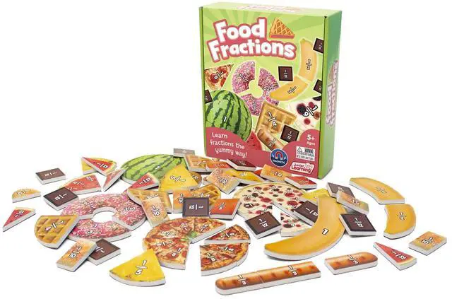 Main image of Junior Learning Food Fractions - Learn Fractions The Yummy Way, Multi