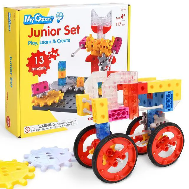 Alt view image 8 of 8 - edxeducation My Gears - Junior Set 117 Pieces (CTU12160)