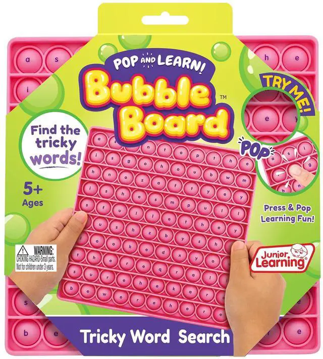 Main image of Junior Learning Tricky Word Search Bubble Board