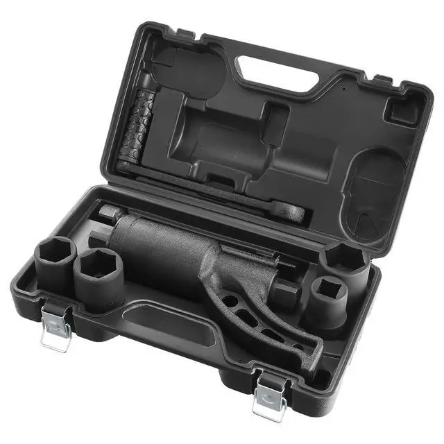 Alt view image 15 of 15 - VEVOR Torque Multiplier, Heavy Duty Torque Multiplier Wrench Set, 1 Inch Drive Lug Nut Wrench Torque Multiplier, 1:58 4800N.m Lug Nut Remover, with 4 Sockets and Storage Case for Truck Trailer RV