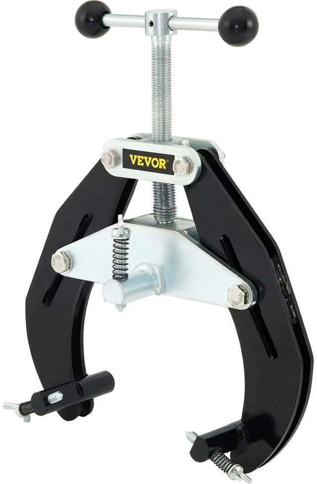 Alt view image 16 of 16 - Pipe Clamp, 2 to 6 in, High Strength Ultra Clamp with Quick Acting Screws, Steel Pipe Alignment Tool with Lightweight Design, Black