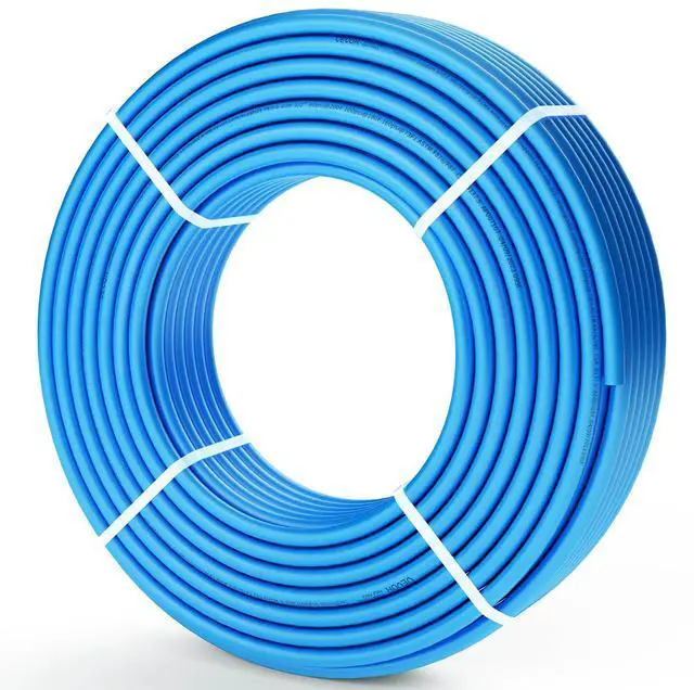 Alt view image 8 of 8 - PEX Pipe 1/2 Inch, 300 Feet Length PEX-B Flexible Pipe Tubing for Potable Water, Pex Water Lines for Hot/Cold Water & Easily Restore, Plumbing Applications with Free Cutter & Clamps ,Blue