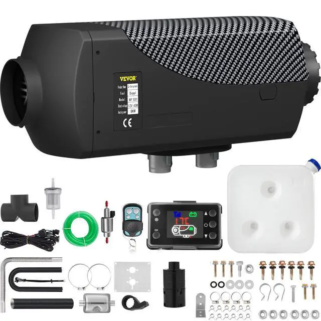Alt view image 9 of 9 - VEVOR 12V 8KW 8000W Diesel Air Heater LCD Display Low Vibration Heating Vehicles