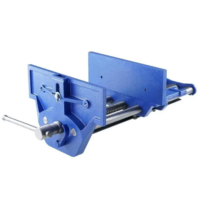 Alt view image 8 of 8 - Woodworking Vise, 13 inch Woodworking Bench Vise, Heavy-duty Cast Iron Vice for Workbench 10.6" Jaw Width, with Quick Release Lever for Woodworking, Cutting, and Drilling
