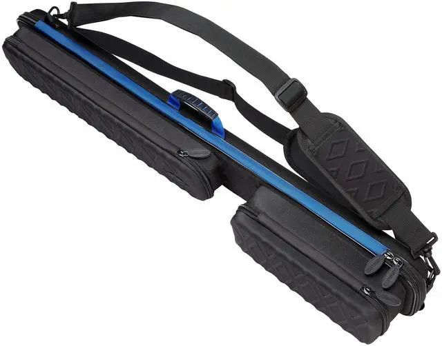 Main image of Casemaster Parallax Diamond Cue Case Blue