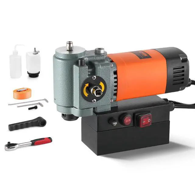 Alt view image 15 of 15 - Magnetic Drill Press, 1300W Low Profile Mag Drill, Light Weight Portable Mag Drilling Machine with Cooling Device and Overload Protection, Mag Press for Equipment Installation, Industrial