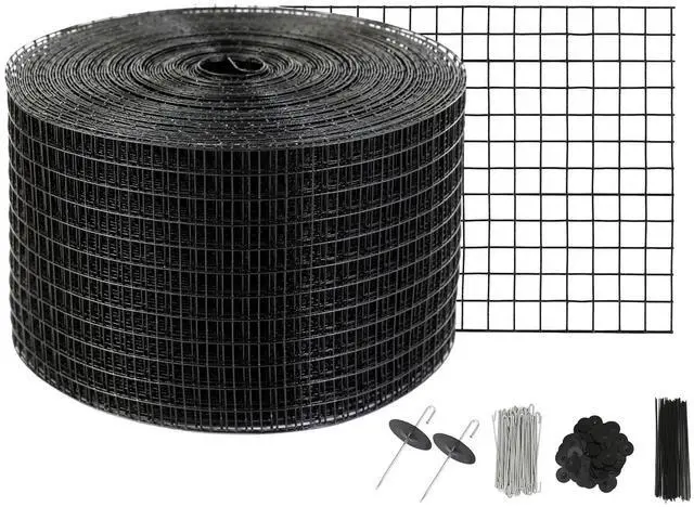 Alt view image 16 of 16 - 8 inch x 100ft Solar Panel Bird Guard, Critter Guard Roll Kit with 70pcs Aluminum Alloy Fasteners, Solar Panel Guard with Rust-proof PVC Coating, 1/2 inch Wire Roll Mesh