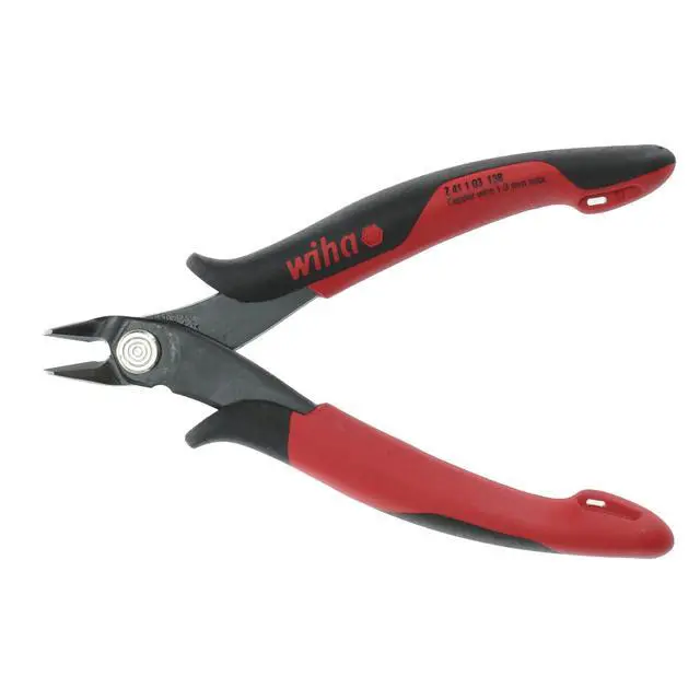 Alt view image 2 of 2 - Wiha 56818 Precision Electronic Diagonal Cutters with Wide Pointed Head