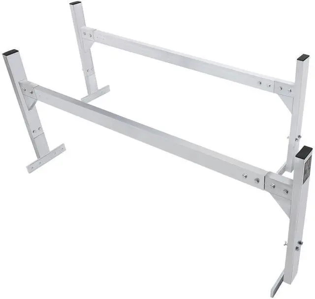 Alt view image 11 of 11 - VEVOR Van Roof Ladder Rack, 2 Bars Aluminum Alloy Roof Ladder Racks, 400 LBS Capacity Rain-Gutter Van Roof Rack, Adjustable Length 51.2" to 81.1", Van Ladder Rack for Van, Cargo, Trailer