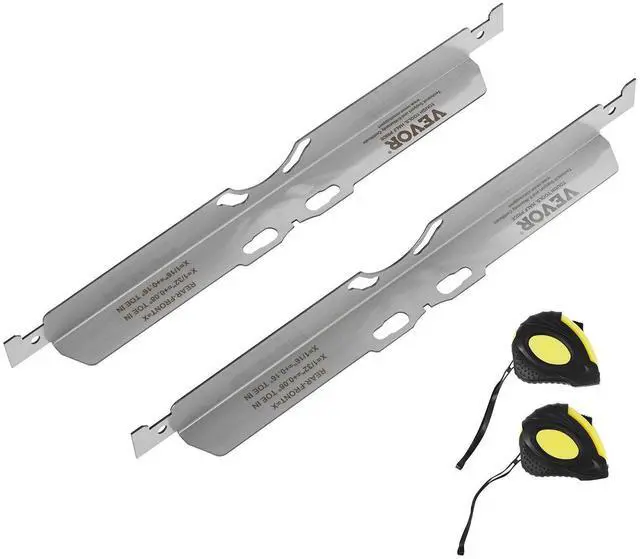 Alt view image 15 of 15 - VEVOR Wheel Alignment Tool, 2-Pack Toe Alignment Toe Plates, Stainless Steel Wheel Alignment Tool Plate, Toe Angle Accurate Measurement, Includes 2 Measuring Tapes & Conversion Chart