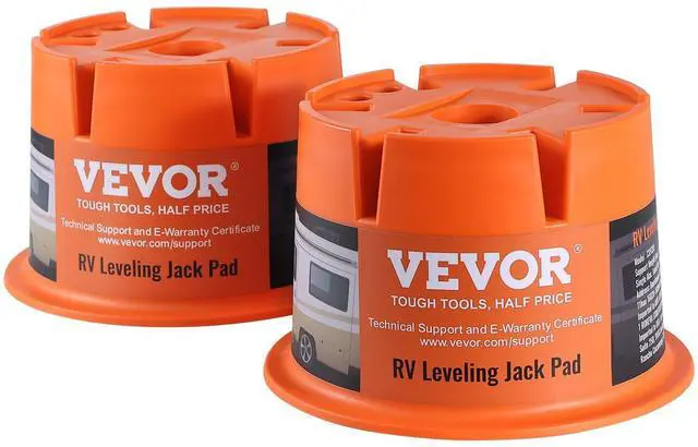 Alt view image 15 of 15 - VEVOR Trailer Jack Block, 2000 lbs Capacity per RV Leveling Block, High-quality Polypropylene RV Camper Stabilizer Blocks, RV Travel Accessories Use for Any Tongue Jack, Post, Foot, 5th Wheels, 2-Pack