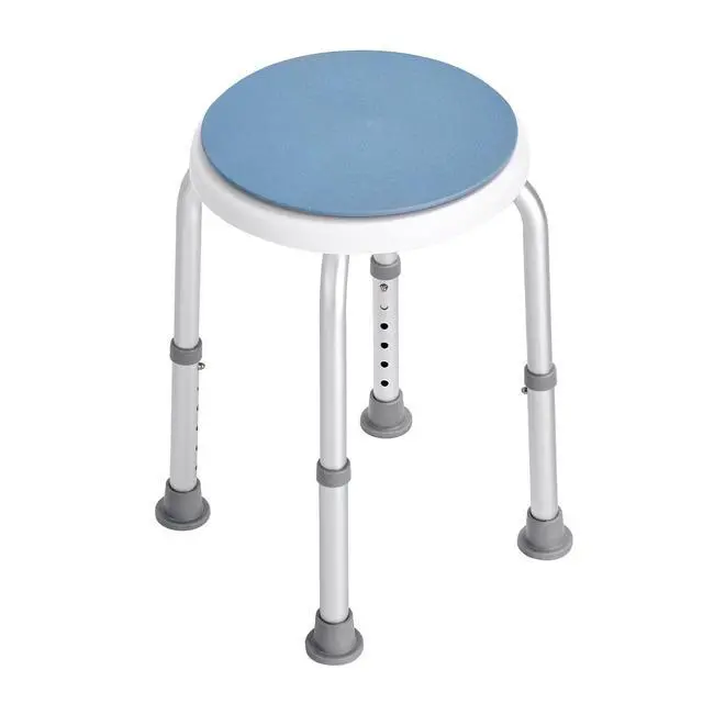Alt view image 8 of 8 - Shower Chair for Inside Shower, 360 Degree Swivel Shower Seat, Adjustable Height Shower Stool, Non-Slip Bench Bathtub Seat Stool for Elderly Disabled Adults Handicap, 300 lbs Capacity