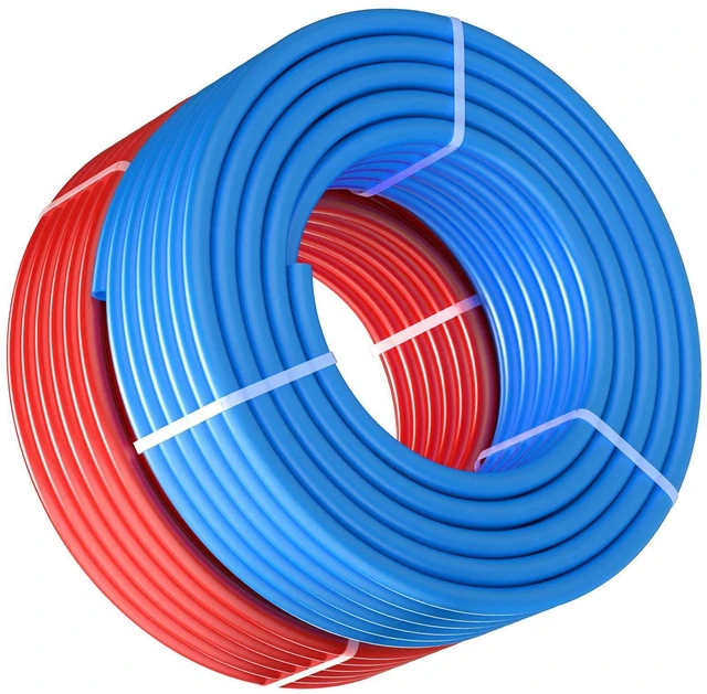 Alt view image 8 of 8 - PEX Pipe 3/4 Inch, 2 x 100 Feet Length PEX-A Flexible Pipe Tubing for Potable Water, Pex Water Lines for Hot/Cold Water & Easily Restore, Plumbing Applications with Free Cutter, Blue & Red