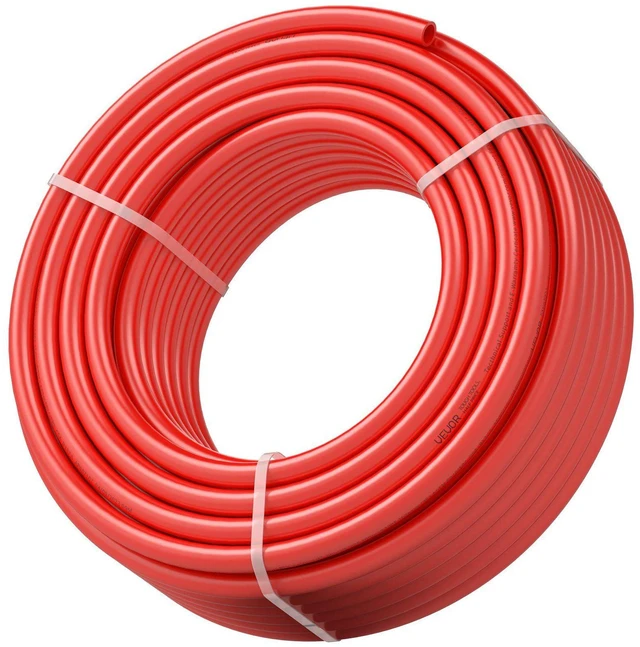 Alt view image 10 of 10 - PEX Pipe 3/4 Inch, 100 Feet Length PEX-B Flexible Pipe Tubing for Potable Water, Pex Water Lines for Hot/Cold Water & Easily Restore, Plumbing Applications with Free Cutter & Clamps ,Red