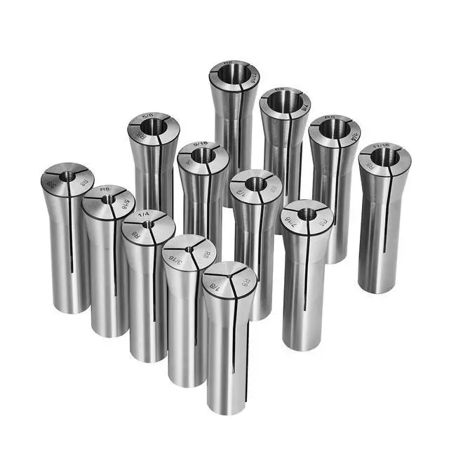 Alt view image 8 of 8 - VEVOR 13 pcs Precision R8 Collet Set, 1/8'' - 7/8'', 45# Alloy Steel Mill Collet Chuck 0.0012"/30m TIR with 13 Labeled Storage Boxes, for Milling Machine Drill Presses Boring Machine Machining Center