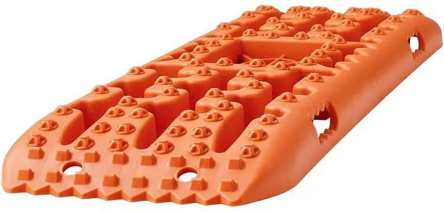 Alt view image 15 of 15 - VEVOR 2PCS Traction Boards with PP for Mud Snow Sand Storage Bag Long Orange