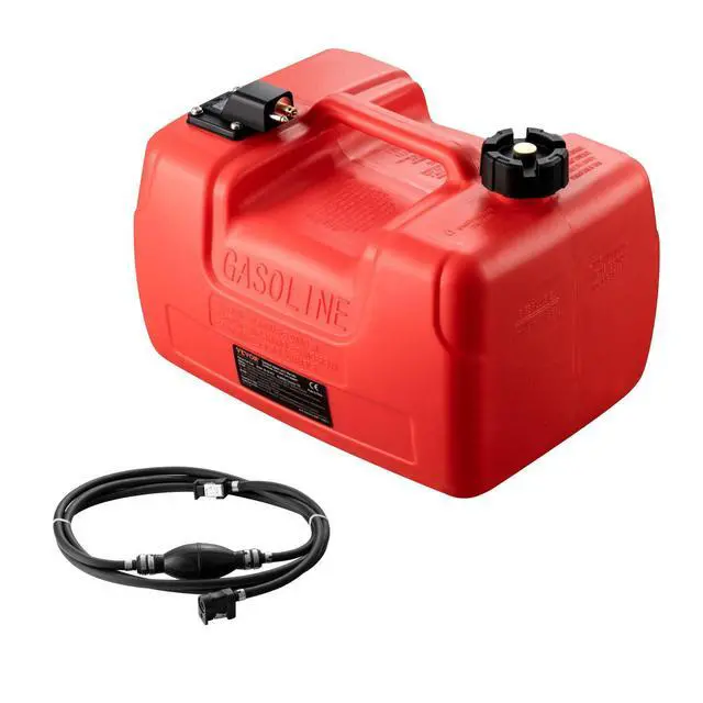 Alt view image 15 of 15 - VEVOR Marine Fuel Tank, 3.17 Gallon/12L, Portable Boat Fuel Gas Tank for Outboard Engine Boats, Plastic Outboard Marine Boat Fuel Tank with Hose, Easy to Carry for Yacht, Fishing Boat, Deck Boat, Red