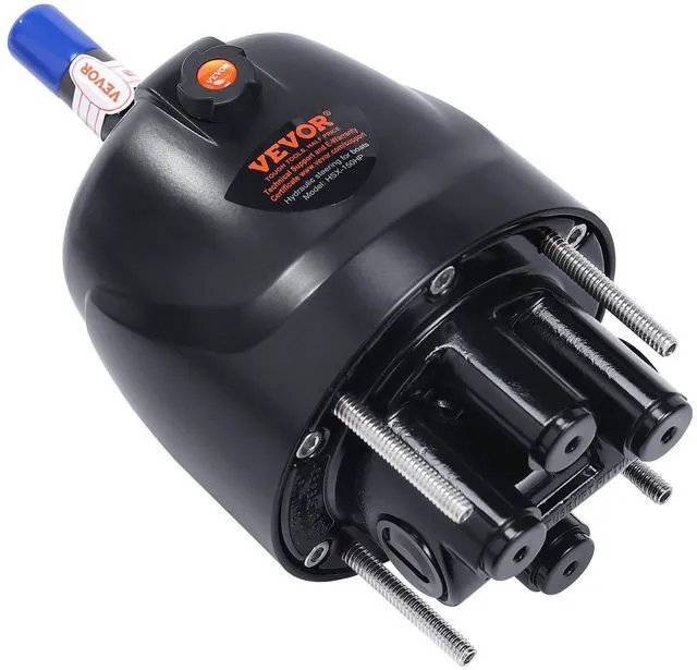 Alt view image 11 of 11 - Hydraulic Outboard Steering Pump, 1.4 Cubic Inches, 150HP Front Mount Hydraulic Helm Pump with Two-Way Lock Cylinder Stainless Steel ORB Fittings, for Single Station Single-Engine Boats