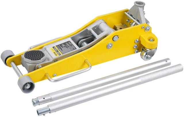 Alt view image 15 of 15 - VEVOR Low Profile Floor Jack 3 Ton Heavy Duty Dual Piston Rapid Pump