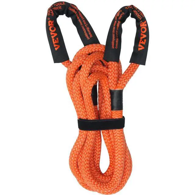 Alt view image 15 of 15 - VEVOR 1" x 30' Kinetic Recovery Tow Rope 38,000 lbs, Heavy-Duty Off Road Snatch Strap, Extreme Duty 30% Elasticity Energy Snatch Strap for Jeep Car Truck ATV UTV SUV Tractor