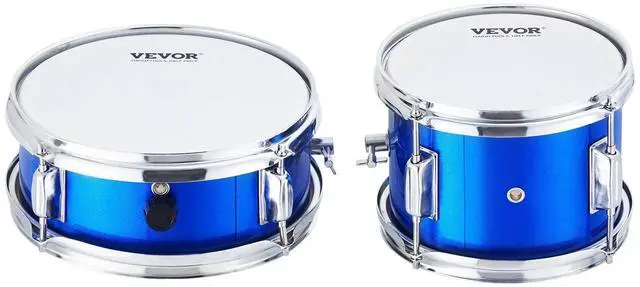 Alt view image 8 of 8 - Kids Drum Set, 3-Piece, 14 in Beginner Drum Set with Adjustable Throne Cymbal Pedal Two Pairs of Drumsticks, 8'' Tom Drum 10'' Snare Drum 14'' Bass Drum, Starter Drum Kit for Child Kids, Blue