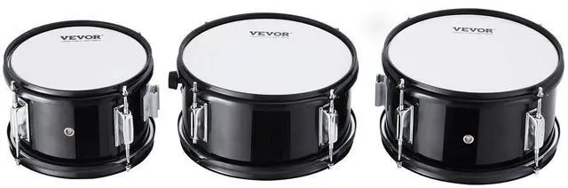 Alt view image 8 of 8 - Kids Drum Set, 5-Piece, 16 in Beginner Full Drum Set with Bass Toms Snare Floor Drum Adjustable Throne Cymbal Hi-Hat Pedal and Two Pairs of Drumsticks, Starter Drum Kit for Child Kids, Black