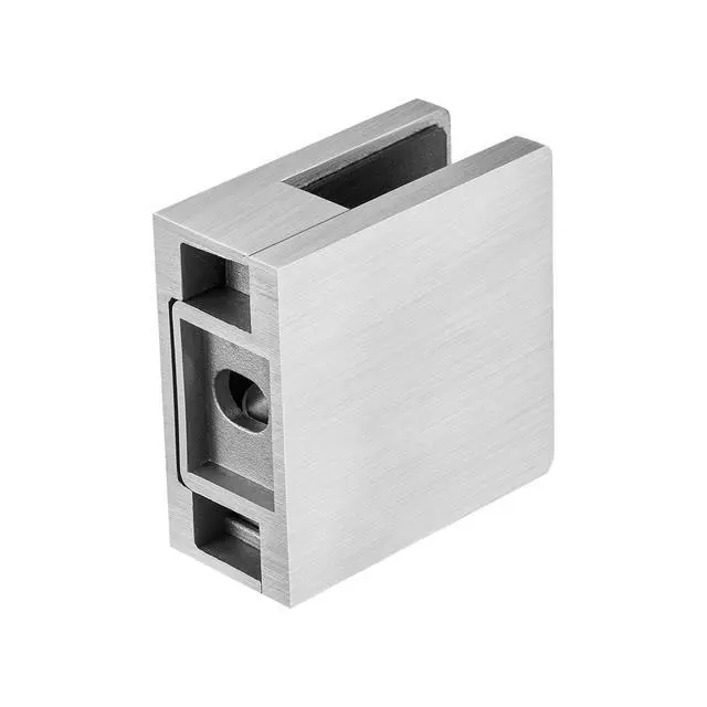 Alt view image 15 of 15 - VEVOR Glass Clamp, 4 PCS Square Glass Railing Bracket for 0.31 "-0.47 " Tempered Glass, 304 Stainless Steel Glass Mounting Clamp, Glass Shelf Bracket for Balcony, Garden, Pool, Stair, Silver