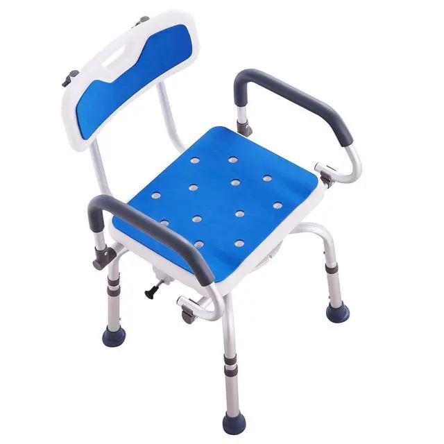Alt view image 15 of 15 - Swivel Shower Chair 360 Degree, Adjustable Shower Seat with Pivoting Arms for Inside Showers or Tubs, Non-Slip Rotating Bathtub Shower Chair for Elderly Disabled Injured, 400LBS Capacity