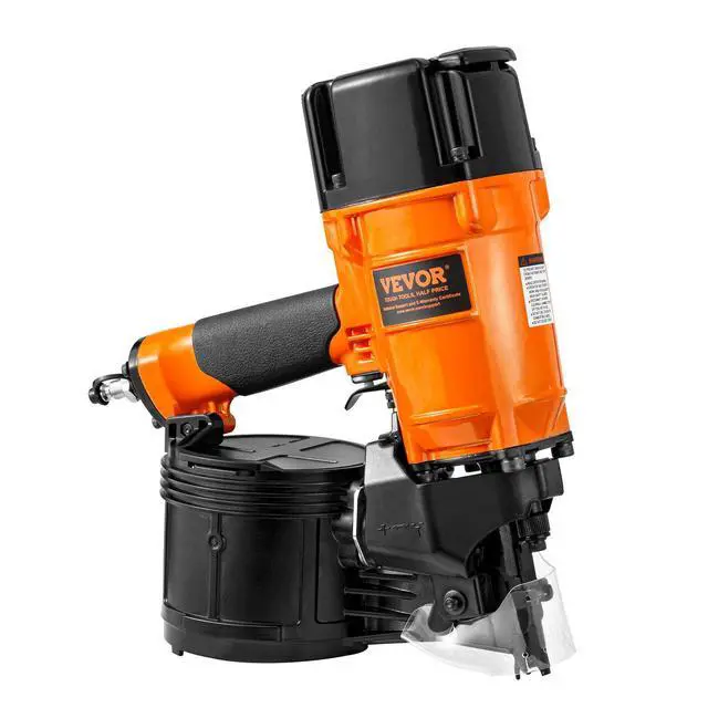 Alt view image 8 of 8 - Coil Siding/Framing Nailer CN83N, 2" to 3-1/4" 15 Degree Pneumatic Siding Nail Gun with Tool-Less Depth Adjustment, 70-120PSI Air Coil Nailer for Siding Sheathing Wooding Fencing Decking