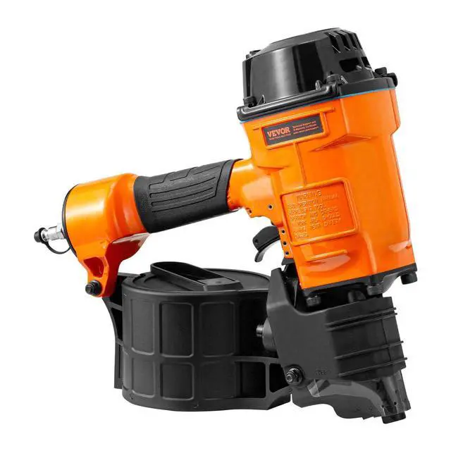 Alt view image 10 of 10 - Coil Siding Nailer MCN70, 1-3/4" to 2-3/4" 15 Degree Pneumatic Siding Nail Gun, 70-120PSI Air Coil Nailer for Pallet, Crating, Framing, Siding and Fencing