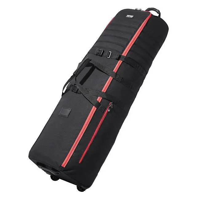 Alt view image 2 of 2 - VEVOR Golf Club Travel Bag Golf Luggage Case Cover with Wheels 1000D Nylon