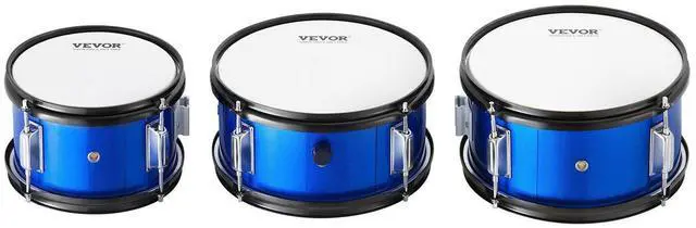 Alt view image 8 of 8 - VEVOR Kids Drum Set, 5-Piece, 16 in Beginner Full Drum Set with Bass Toms Snare Floor Drum Adjustable Throne Cymbal Hi-Hat Pedal and Two Pairs of Drumsticks, Starter Drum Kit for Child Kids, Blue