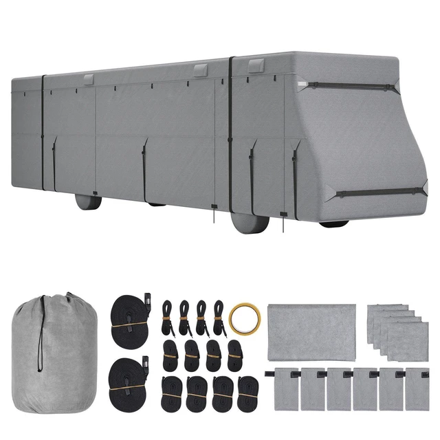 Alt view image 9 of 10 - VEVOR Class A RV Cover Motorhome Cover 40-43 ft Non-woven Fabric Motorhome RV
