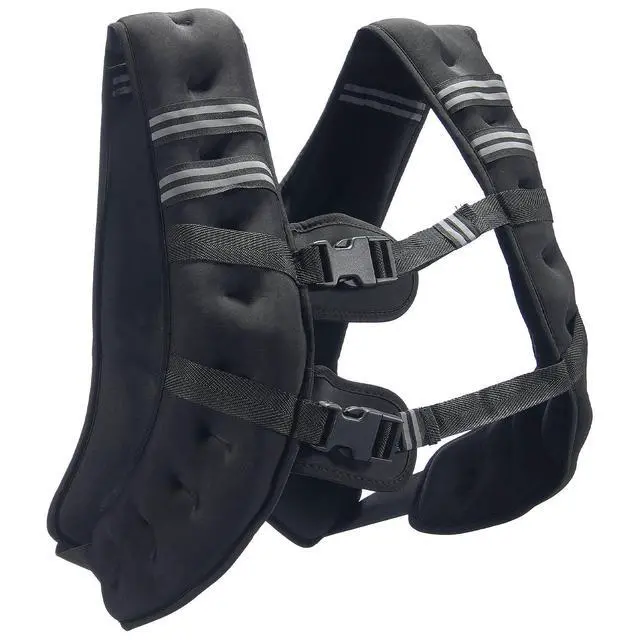 Alt view image 10 of 10 - Weighted Vest, 30 lbs Weight Vest with Reflective Stripe, Adjustable Buckle Body Weight Vest for Men Women, Workout Equipment for Strength Training, Running, Jogging, Fitness, and Weight Loss