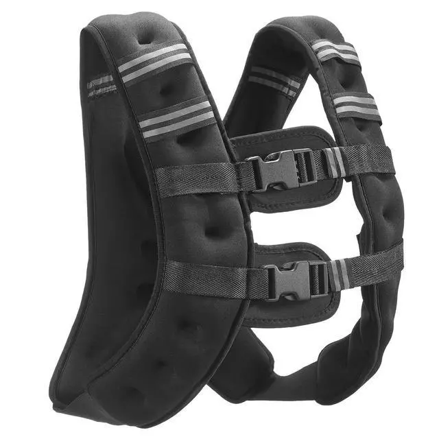 Alt view image 9 of 9 - Weighted Vest, 16 lbs Weight Vest with Reflective Stripe, Adjustable Buckle Body Weight Vest for Men Women, Workout Equipment for Strength Training, Running, Jogging, Fitness, and Weight Loss