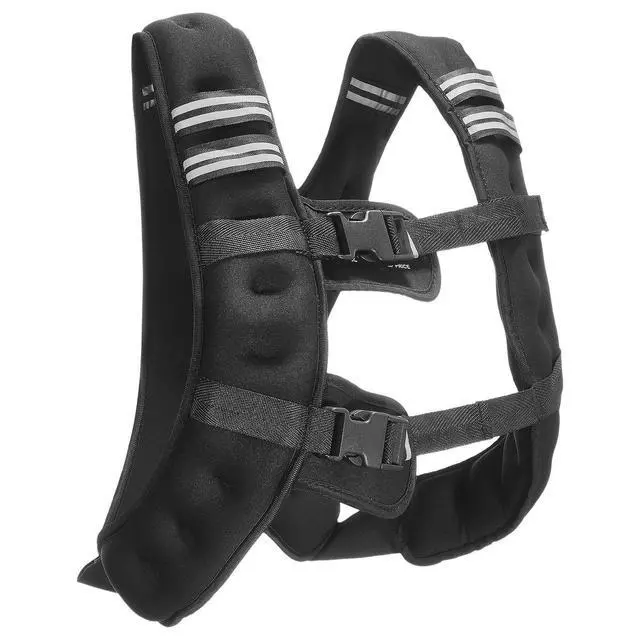 Alt view image 15 of 15 - Weighted Vest, 12 lbs Weight Vest with Reflective Stripe, Adjustable Buckle Body Weight Vest for Men Women, Workout Equipment for Strength Training, Running, Jogging, Fitness, and Weight Loss