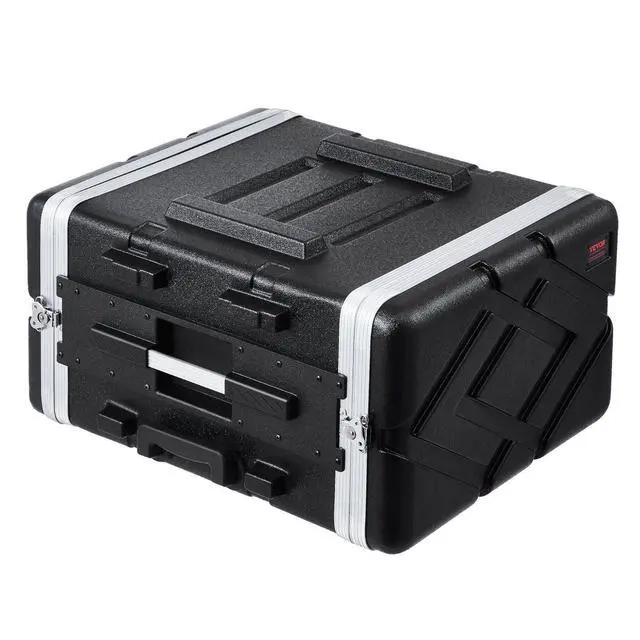 Alt view image 8 of 8 - VEVOR 6U Rack Case Server Rack Cabinet 19 in Depth with ABS Construction Handle