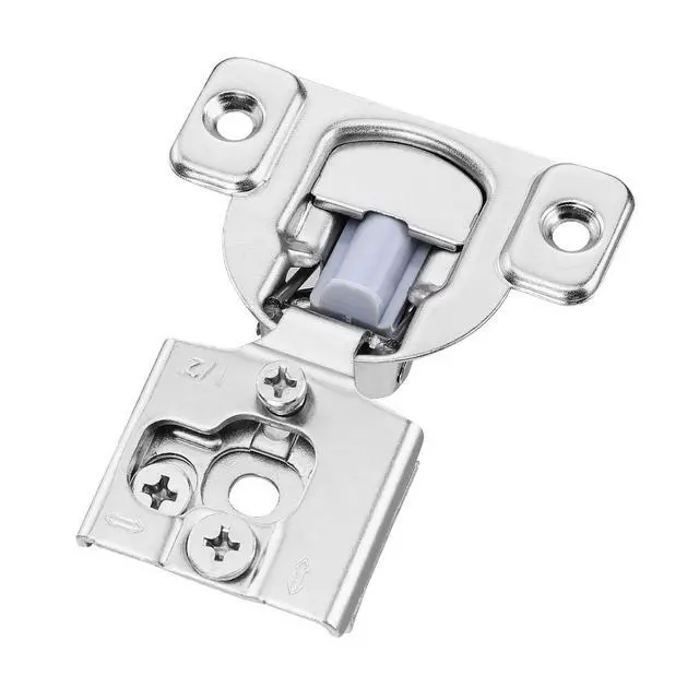 Alt view image 2 of 2 - VEVOR Cabinet Hinges, 30 Packs Partial Overlay Kitchen Cabinet Door Hinges, 105 Degree Opening Angel Soft Close Concealed Cupboard Hinges for Framed Cabinet Type, with Mounting Screws
