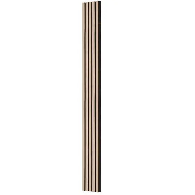 Alt view image 10 of 10 - Wood Slat Acoustic Panels, 7.9 x 94.5 inch, MDF Accent Wooden Wall Panels for Modern Interior Wall Decor, Faux Wood Wall Board Panels for Noise Reduction, Silver Wood