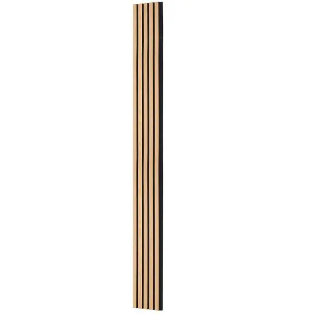 Alt view image 8 of 8 - Wood Slat Acoustic Panels, 7.9 x 94.5 inch, MDF Accent Wooden Wall Panels for Modern Interior Wall Decor, Faux Wood Wall Board Panels for Noise Reduction, Light Oak