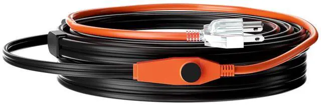 Alt view image 8 of 8 - VEVOR Pipe Heating Cable 30FT 7W/FT Heat Tape for Pipes with Built-in Thermostat