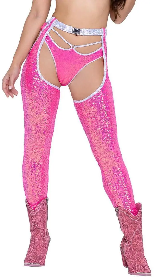 Main image of 6238 - Sequin Chaps with Belt