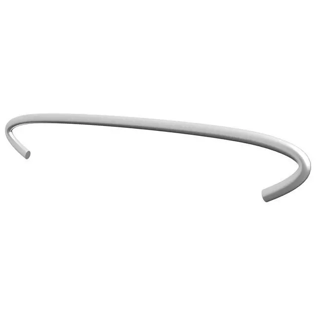 Alt view image 7 of 7 - vidaXL Gabion Hook Hog Ring Galvanized Hook for Gabion 50 Pcs Galvanized Steel