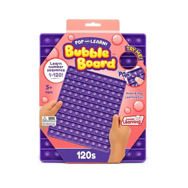 Alt view image 5 of 5 - Junior Learning 120s Pop and Learn Bubble Board (JRL677)