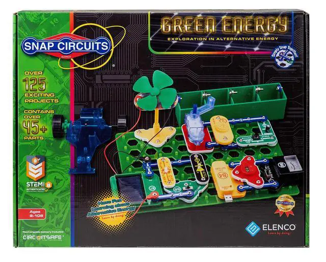 Alt view image 9 of 9 - SCG-225 - SNAP CIRCUITS GREEN ENERGY