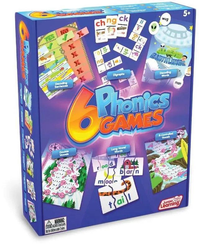 Main image of 6 PHONICS GAMES