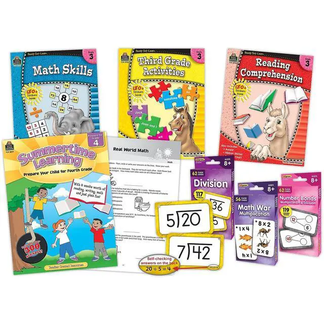 Alt view image 9 of 9 - TEACHER CREATED RESOURCES LEARNING AT HOME GRADE 3 KIT