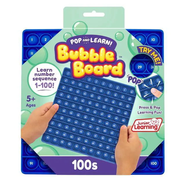 Alt view image 5 of 5 - Junior Learning 100s Pop and Learn Bubble Board (JRL676)