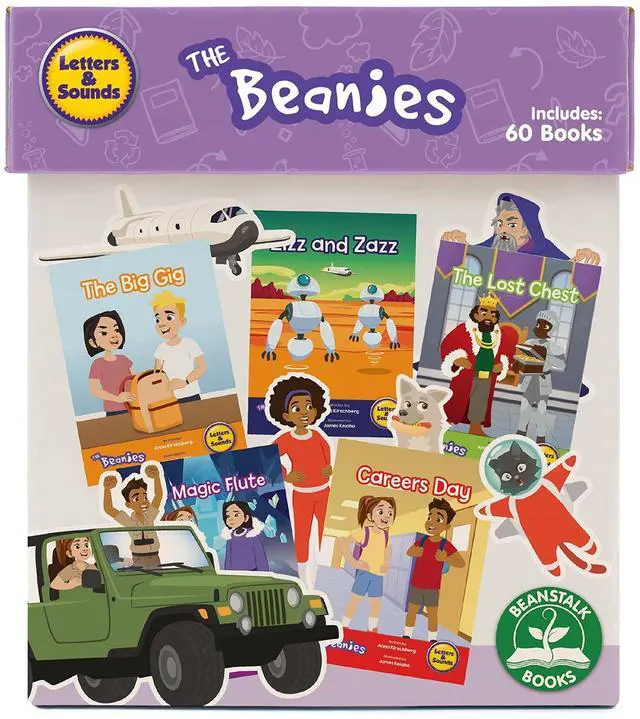 Main image of Letters & Sounds The Beanies Boxed Set, Set of 60