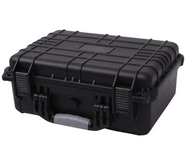 Alt view image 11 of 11 - vidaXL Protective Equipment Case 16"x13"x6.9" Black Organizer Storage Box